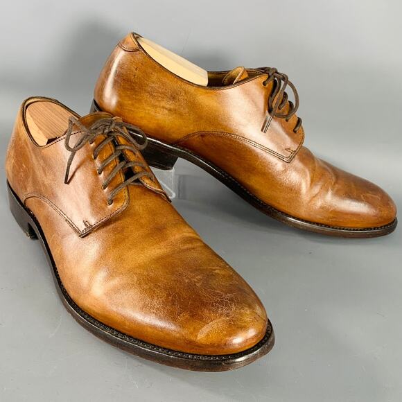 BOGA Size 11.5 Leather Derby Lace-Up Shoes - Picture 1 of 9
